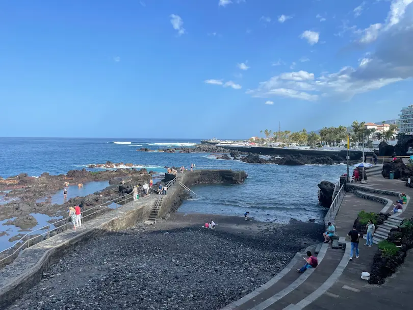 Centralne plaże Puerto de la Cruz