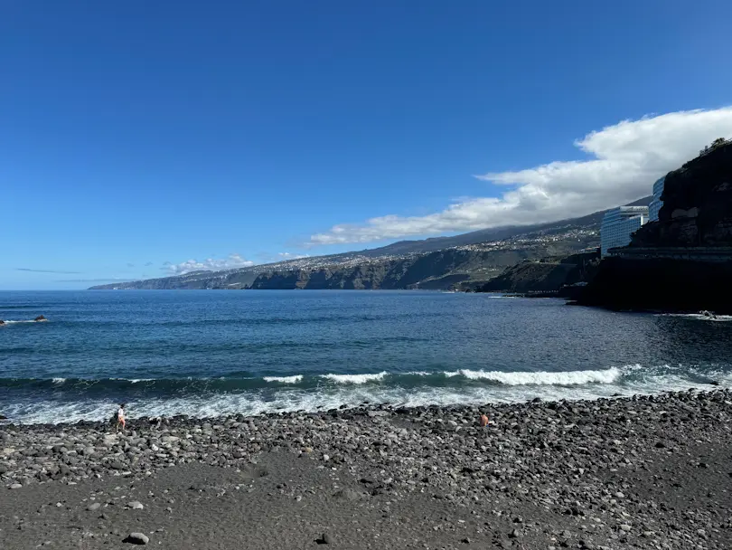 Wschodnie plaże Puerto de la Cruz